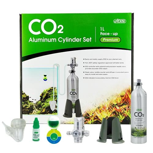 [HAPPY水族]免運 ISTA 伊士達 1L CO2鋁瓶全套組-頂級型 CO2鋁瓶 鋼瓶 電磁閥 IF-669