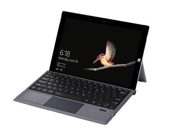 全新微軟surface pro6藍牙鍵盤超薄帶觸控藍牙鍵盤（送註音貼紙）