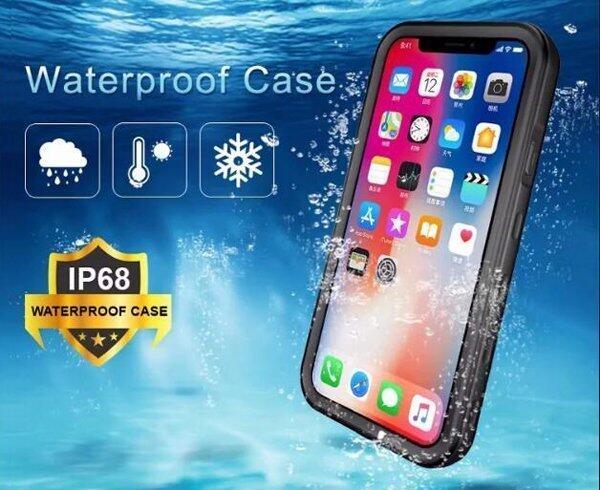 全新iPhone XR手機防水殼保護殼透明款全包邊防水防摔防塵全方位手機保護套遊泳拍照可潛水