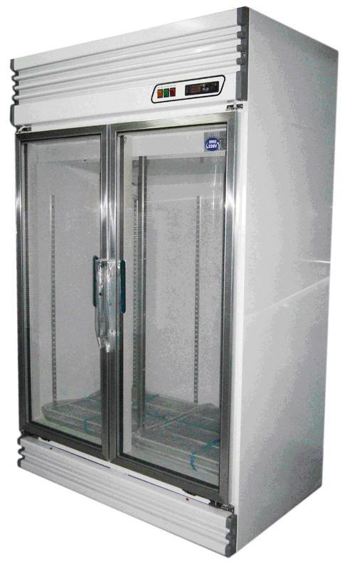 建德餐飲設備 全新雙門2門西點玻璃冷藏飲料火鍋店冰箱