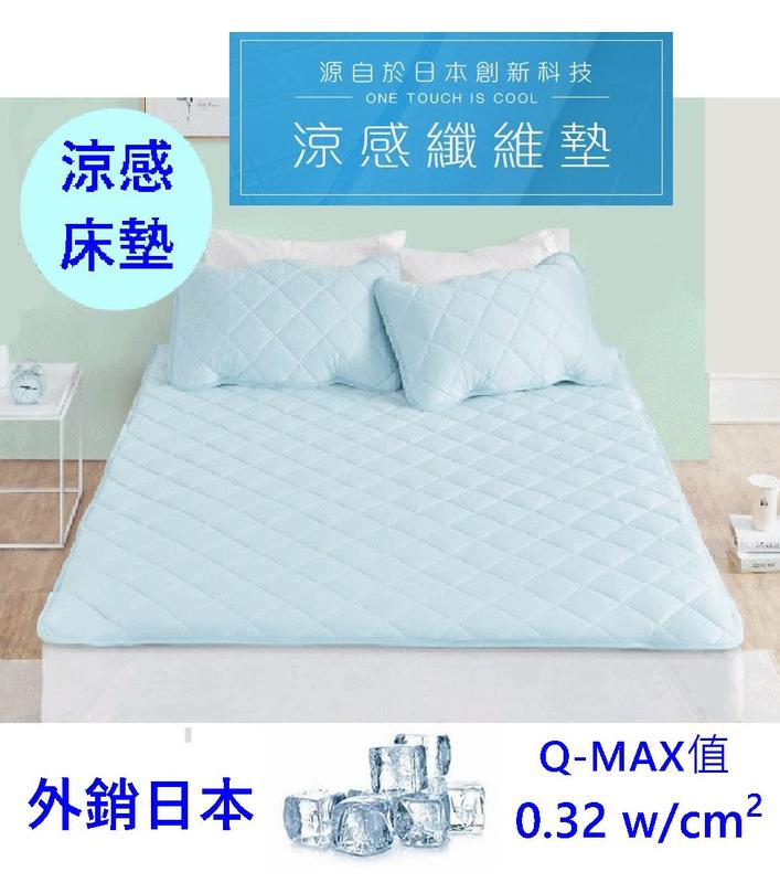 (透氣網眼)涼感床墊 涼感墊 涼感單人床墊 涼感保潔墊  枕頭墊 冰涼墊 出口日本款