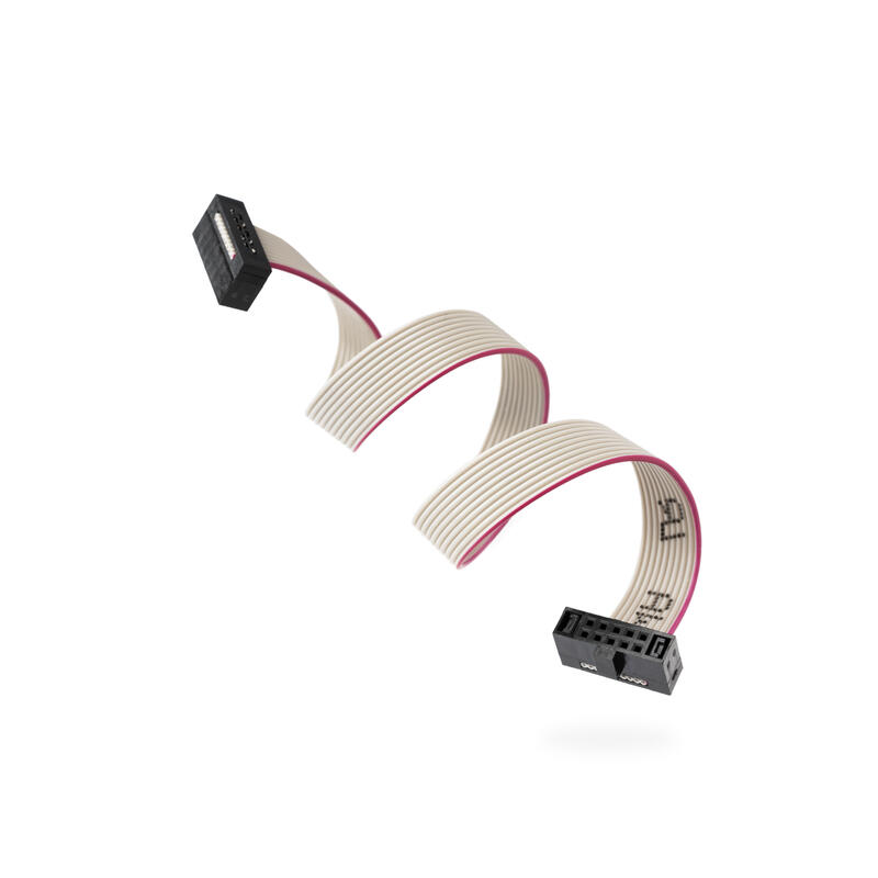 10-pin 2x5 Socket-Socket 1.27mm IDC (SWD) 開發板用Cable線 Nordic