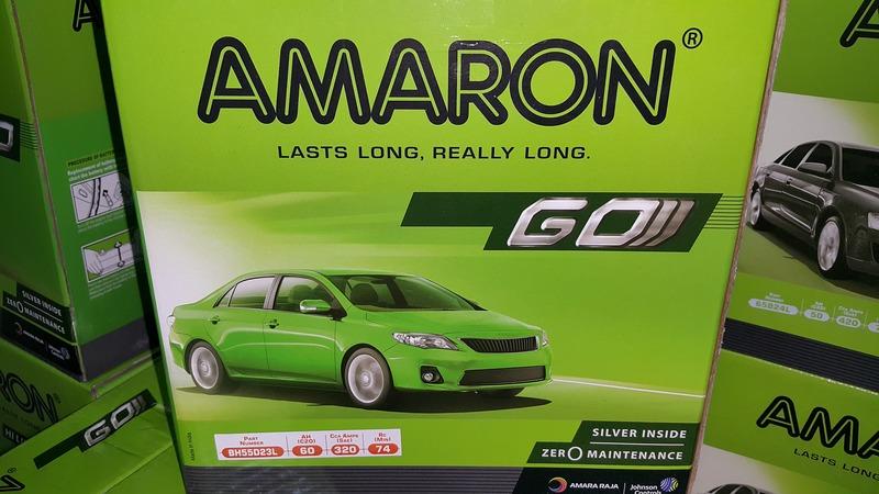 汽車電池批發 愛馬龍 AMARON 55D23L 免保養 汽車電池  最新到貨