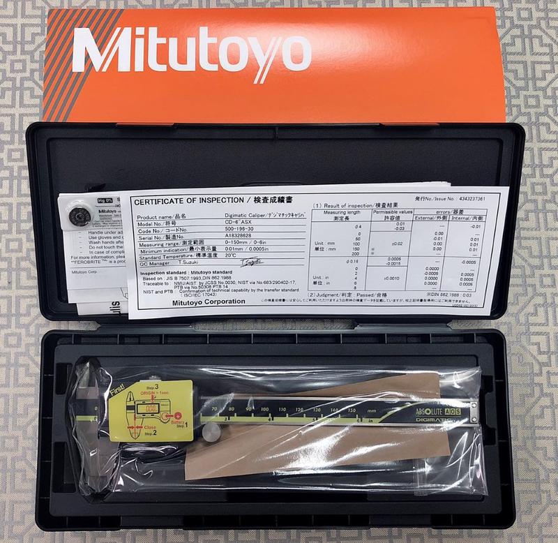 日本Mitutoyo 三豐游標卡尺 電子卡尺 數位液晶卡尺 500-196-30 現貨附發票