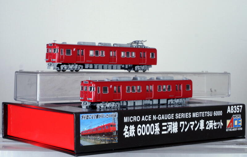 A8357 MICRO ACE 名鉄 6000系 ワンマン車 2両セット マイクロエース