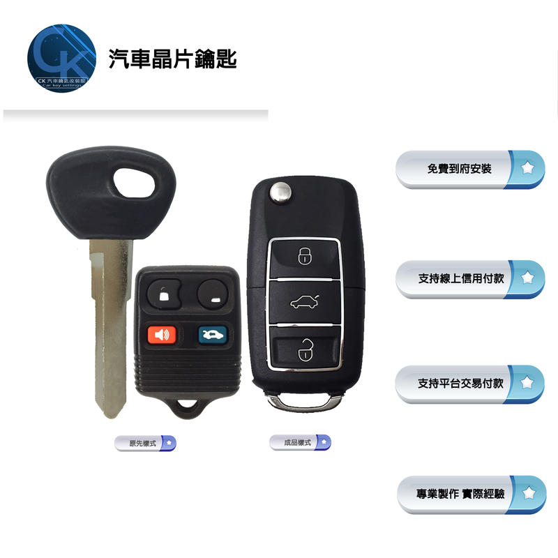 【CK到府服務】MAZDA 2.0cc Premacy 馬自達汽車 晶片鑰匙 遙控器 摺疊鑰匙 汽車鑰匙 遙控器鑰匙