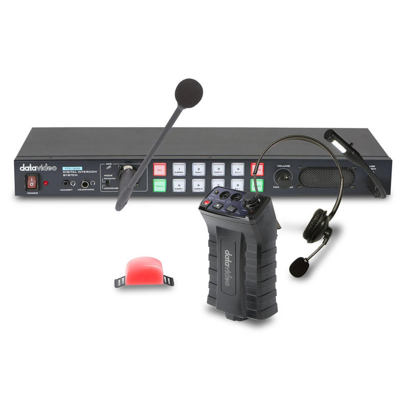 乙巧＞Datavideo ITC-300 洋銘 數位導播通話系統 8路通話 Tally雙色燈號 RJ-45 單線傳輸