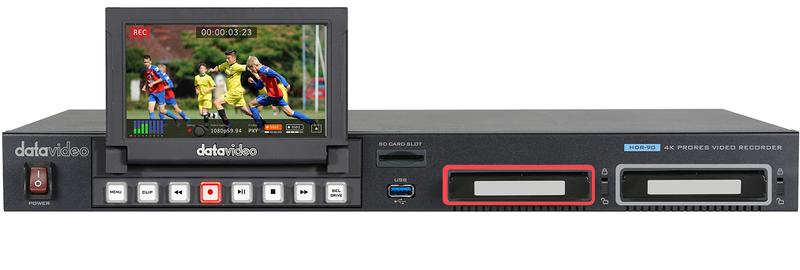 乙巧＞Datavideo HDR-90 洋銘 4K ProRes錄影機 機架型 UHD 10-bit 4:2:2