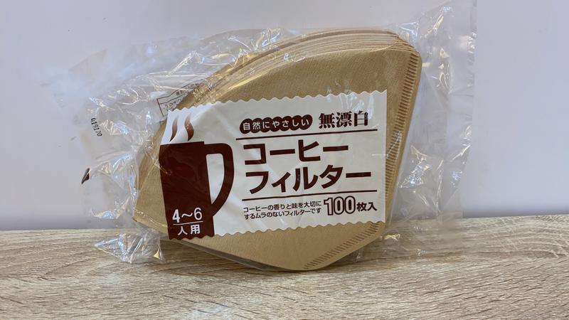 **愛洛奇**日本TIAMO 103 無漂白咖啡濾紙100枚*1袋 (4-6人用)(型號HG3255-3)