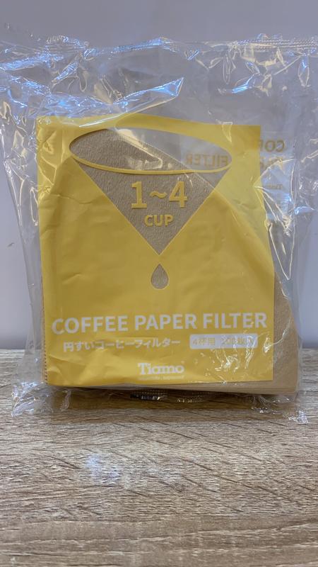 **愛洛奇**日本 TIAMO 1-4人 V02 圓錐咖啡濾紙 圓錐濾紙 無漂白濾紙 咖啡濾紙HG5597