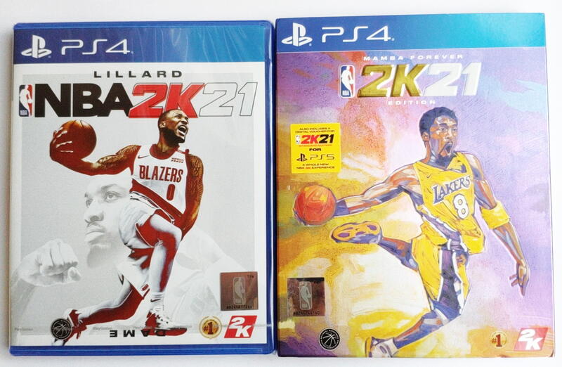 PS4 NBA2K21 NBA 2K21 籃球2021 港版中文英文曼巴傳奇版限定現貨