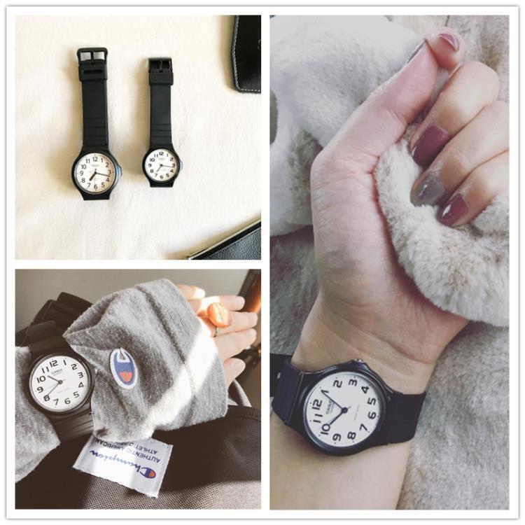  新品男士手錶Casio卡西歐手錶女男學生網紅小黑錶簡約指針石英錶MQ-247B2 MW59