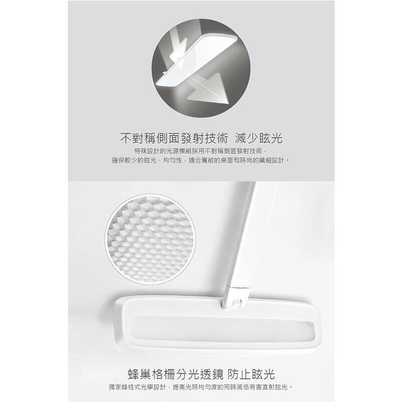 臺灣公司免稅開發票Philips 飛利浦 軒璽護眼檯燈 LED護眼檯燈-白色 飛利浦 軒璽 66049 (PD019
