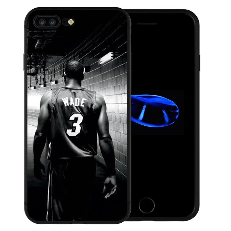 i6splus手機殼保護殼qdTTVXO nba籃球蘋果8手機殼Xs Max韋德退役紀念iphone7plus磨砂六i6