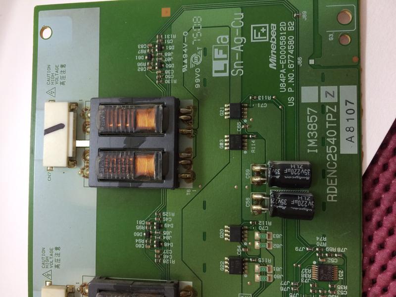 IM3857 RDENC2540TPZZ 高壓板 電源板  品質保證 拆機良品 現貨 面板破損
