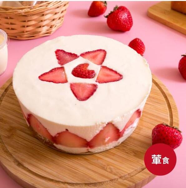 【甜野新星-甜點專賣店】母親節蛋糕 生日蛋糕 〈生酮〉草莓生乳酪蛋糕 6吋