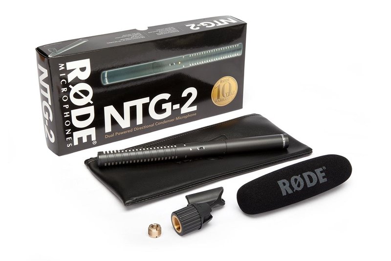 【環球影視】RODE NTG2 指向性麥克風 公司貨 現貨 槍型 機上 收音 錄影 輕量