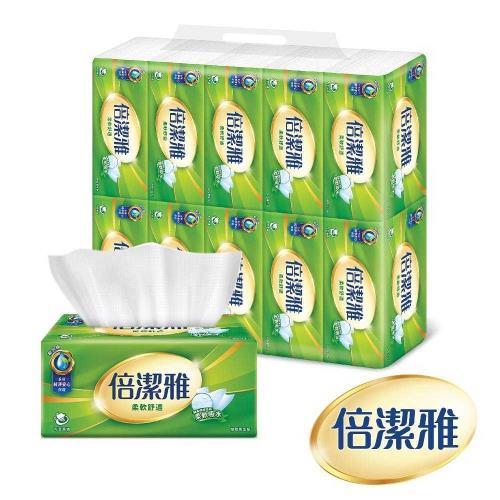 【現貨宅免運】倍潔雅 柔軟舒適抽取式衛生紙150抽x14包x4袋