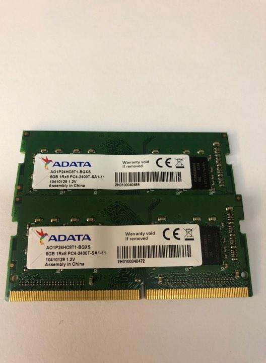 筆電用記憶體 威剛 ADATA DDR4 8GB 1Rx8 PC4-2400T