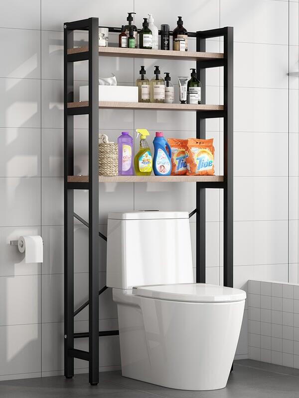 馬桶置物架落地浴室防水洗手間多功能北歐廁所洗衣機衛生間收納架