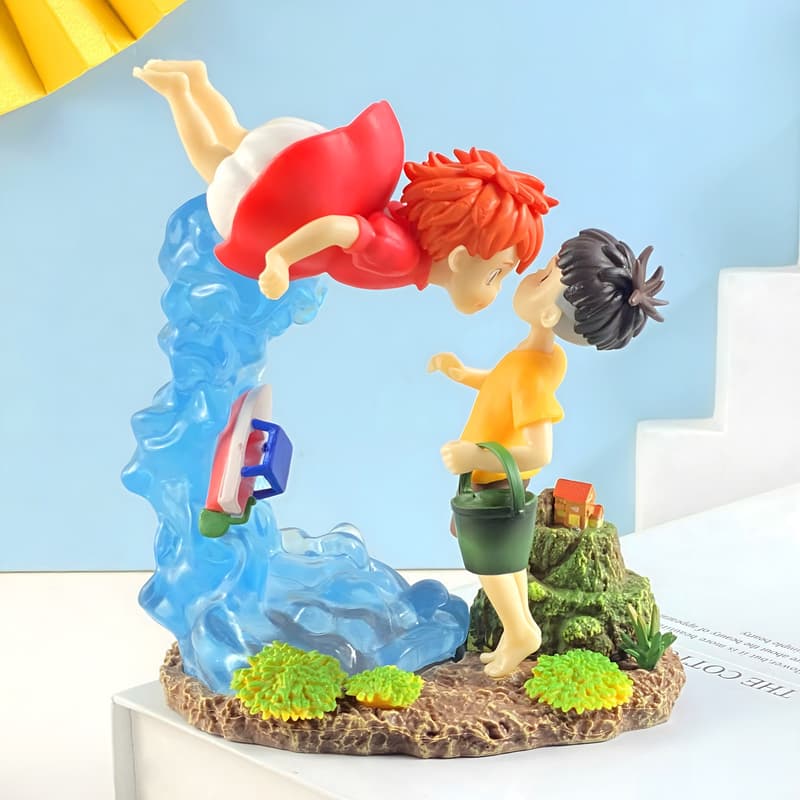 【可動玩偶】波妞與宗介情景手辦 岸上的波妞 懸崖上的金魚姬 宮崎駿動漫擺件PVC 手辦 可動人偶 盒裝手辦 正 | 露天市集 | 全台最大的 ...
