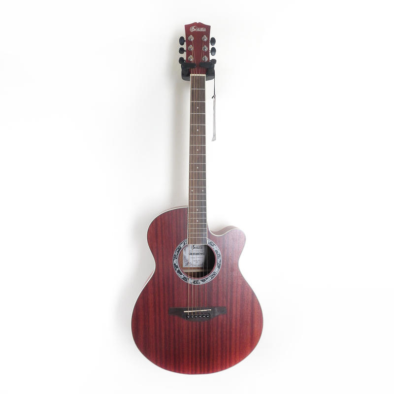 格律樂器 Soldin SA-4011 40吋 全沙比利 紅棕色 木吉他
