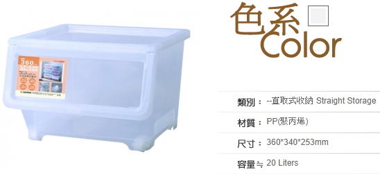 聯府 KEYWAY 直取式收納箱(6入) LF520 整理箱/置物箱/掀蓋箱