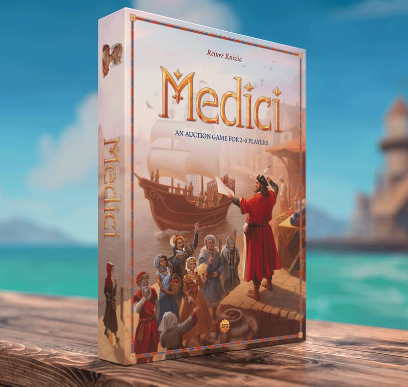 【恐懼浪潮】Medici: The Board Game 梅蒂奇家族: 經典競拍遊戲 2-6人 - 桌上遊戲