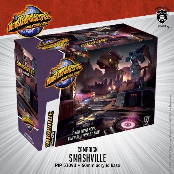 【恐懼浪潮】Monsterpocalypse 怪獸啟示錄 Smashville Set- 戰棋 桌遊 擴充
