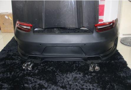 【高賓保時捷零件倉庫】保時捷 Porsche 997 2004-2009 後保險桿轉 991 GT3 (不含尾燈)含尾管