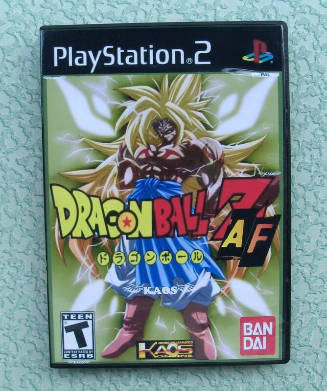 PS2彩盤有盒 七龍珠Z AF 英文版『兩盤起售』