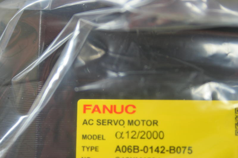 FANUC SERVO 伺服馬達 a12/2000 A06B-0142-B075 A06B-0142-B077
