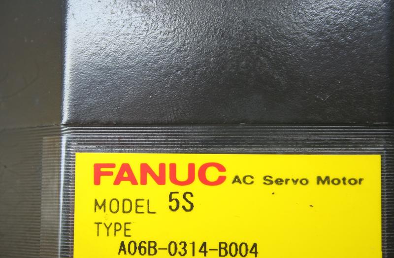 FANUC SERVO 伺服馬達 5S 2000P A06B-0314-B004 A06B-6058-H004