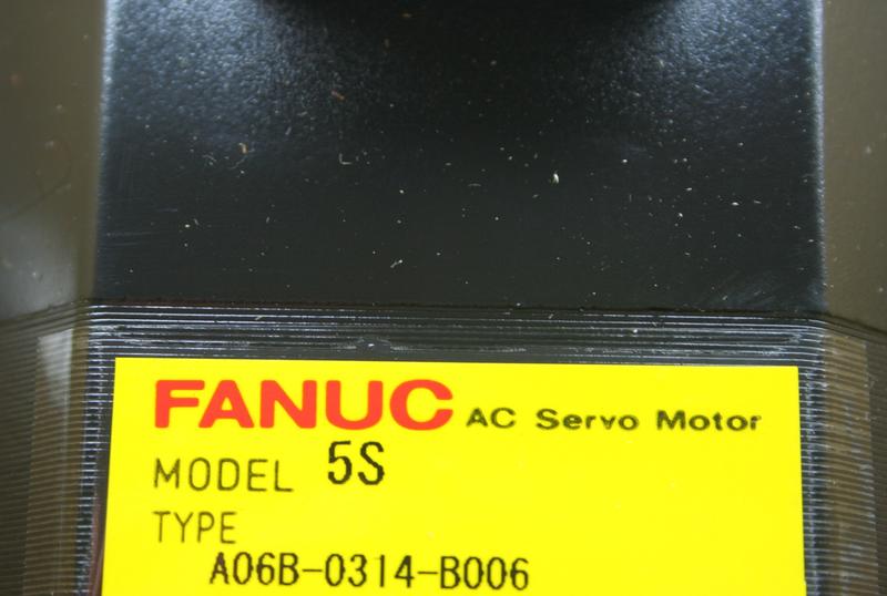 FANUC SERVO 伺服馬達 5S 3000P A06B-0314-B006 A06B-6058-H004