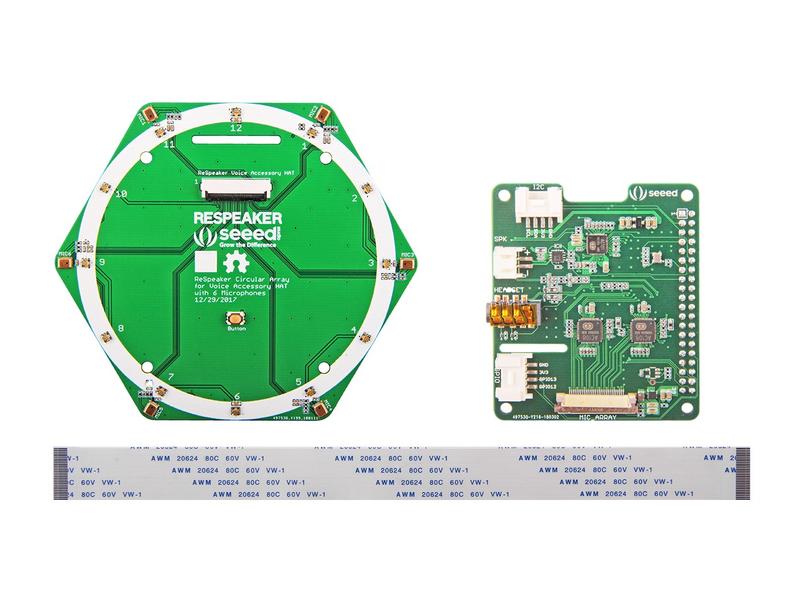 【飆機器人】ReSpeaker 6-Mic Circular Array Kit for Raspberry Pi