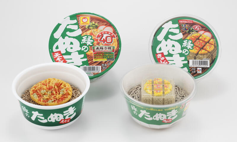 ◎日本販賣通◎(代購)東洋水產 x MegaHouse聯名款 天婦羅蕎麥麵 泡麵 魔術方塊