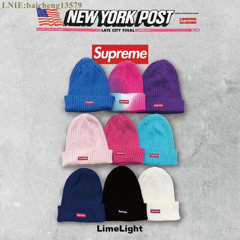 ☆LimeLigh☆ Supreme Overdyed Ribbed Beanie 小BOX 多色毛帽| 露天市