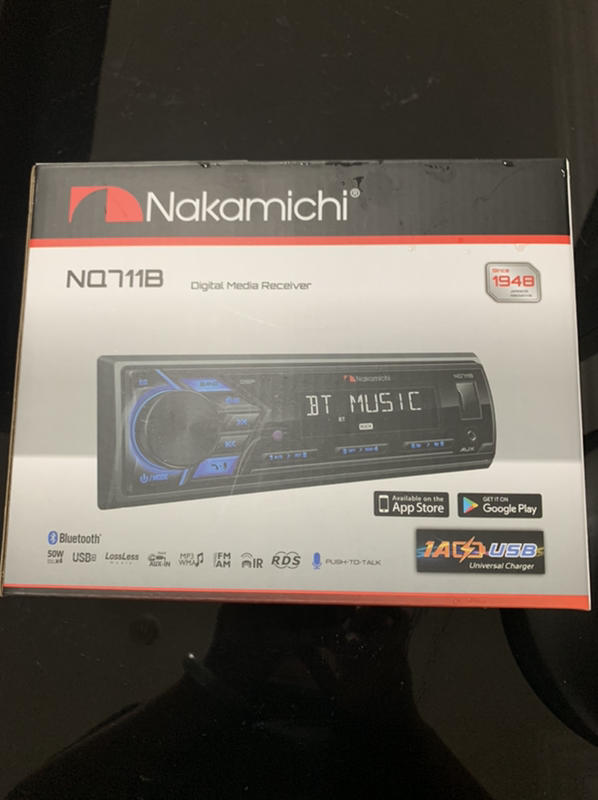 🈵日本中道Nakamichi  NQ711B 藍芽無蝶主機USB/AM/FM/AUX