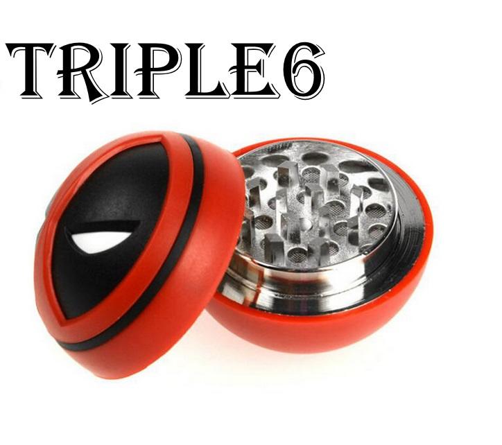 【Triple6現貨當天出】研磨器 grinder 煙具 金屬3層 50MM 漫威死侍 