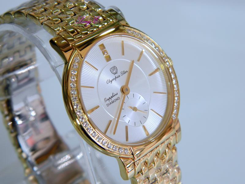 Olympia Star奧林匹亞之星 58077DLK頂級晶鑽時尚錶款 施華洛世奇八心八箭晶鑽 愛其華代理商出品