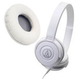 【曜德視聽】鐵三角 ATH-S100/S100iS 白色 專用 替換耳罩 ★原廠公司貨