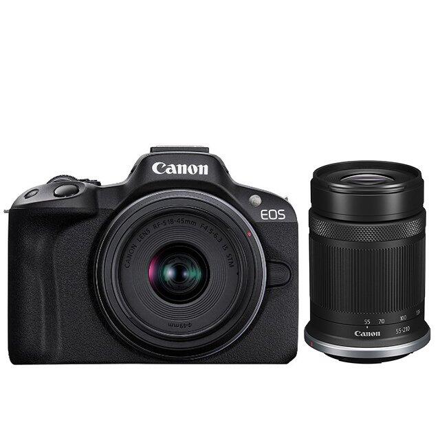 Canon EOS R50 + RF-S18-45 IS STM & RF-S55-210mm IS STM 公司貨