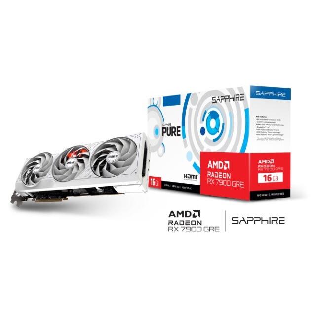 現貨 SAPPHIRE PURE AMD Radeon RX 7900 GRE  16GB_加贈藍寶大禮包