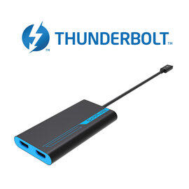 藍寶Thunderbolt 3 轉 2 x HDMI Cable Adapter 訊號轉接器 返校專案➘2290