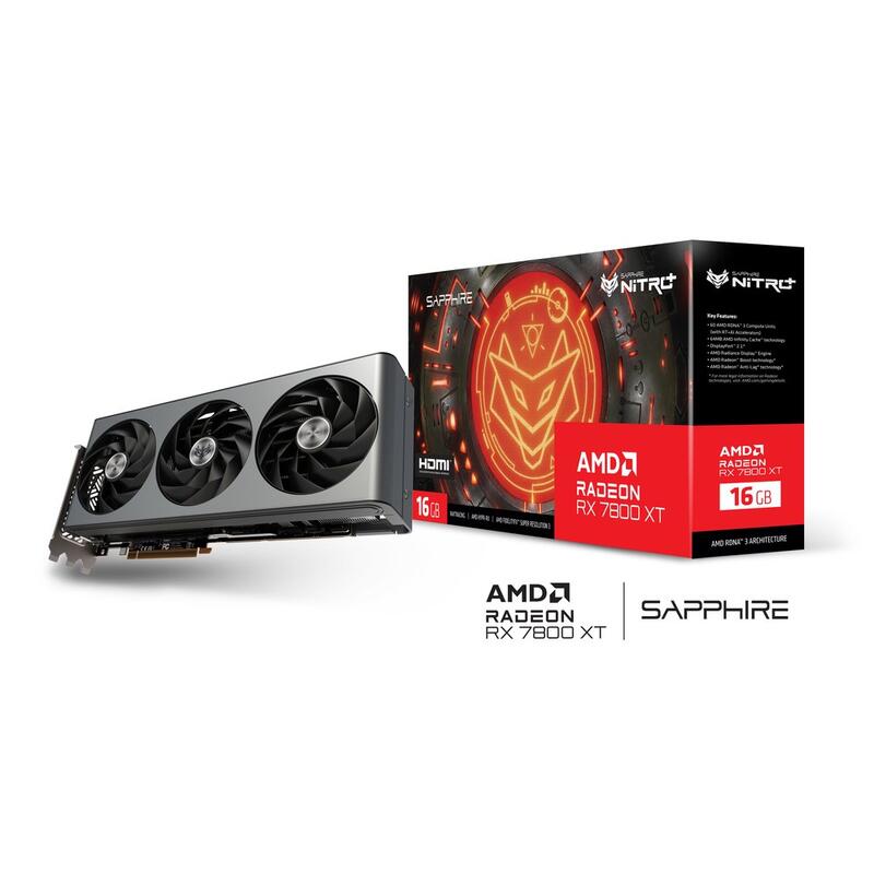 現貨+預購 SAPPHIRE NITRO+ AMD Radeon RX 7800 XT  16GB_加贈藍寶大禮包