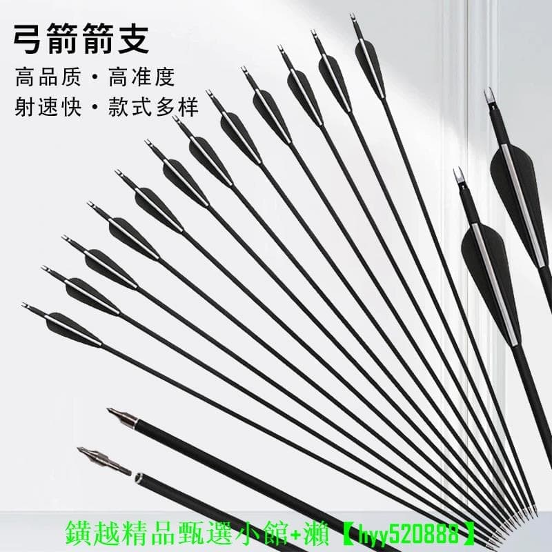 【可開發票】箭支弓箭箭玻纖箭矢可換頭批發箭桿成年人復合運動射擊傳統反曲箭 | 露天市集 | 全台最大的網路購物市集