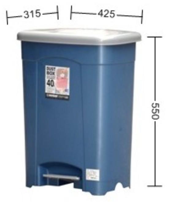聯府 KEYWAY 現代垃圾桶(特大)40L 收納桶/整理桶 SO040