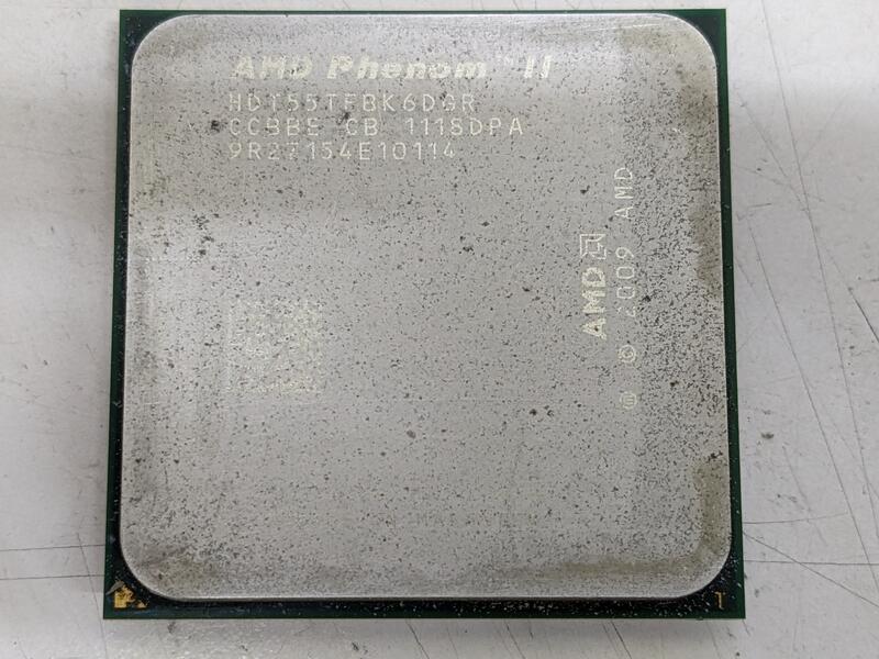 AMD Phenom II X6 1055T 2.8G 六核心 125W 過保固 無風扇 二手良品 售$350元