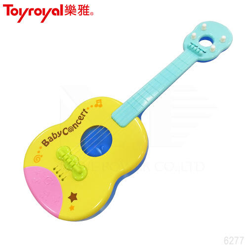 🐻 板橋統一婦幼百貨 🐻 日本 樂雅 Toyroyal 小樂隊歡樂吉他 (樂器玩具)