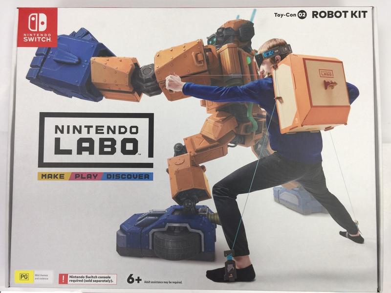 夢幻電玩屋 全新免運費 NS 任天堂實驗室 機器人套裝 LABO TOY-CON02 澳版 中文版 #86212